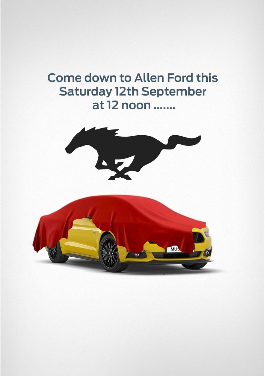 Allenfordwest's tweet photo. Just under 24 hours to go... #fordmustang #yellowmustang #Mustang #allenfordwest http://t.co/SMVOalO9w5