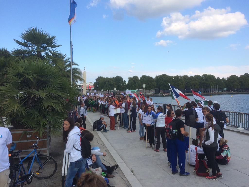 jmmueller96's tweet photo. Opening ceremony #euc2015 #EUSA2015 #BeActive http://t.co/cKJrSlVmew