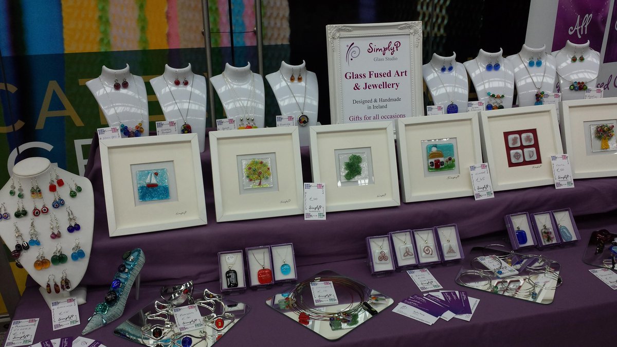 chqdublin's tweet image. Irish handmade glass art pictures &amp;amp; jewellery available from Simply P Glass @CHQMarket #Giftcentre