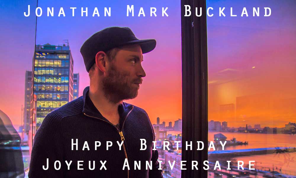 Happy Birthday/Joyeux Anniversaire - Jonathan Mark Buckland ( Carte d\identité >  