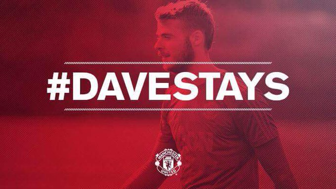 David de Gea stays http://t.co/esJMmlSu1r<a href="/tag/comeonunited"class="tags"><span>#comeonunited</span></a>