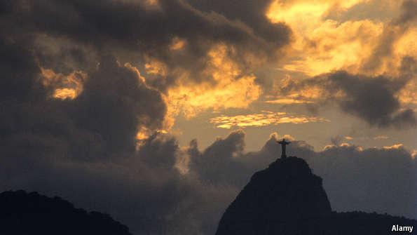 TheEconomist's tweet photo. Brazil’s fiscal and monetary levers are jammed. It risks getting stuck in an economic rut http://t.co/UBspyQYqAo http://t.co/ja2ZfVvjoF
