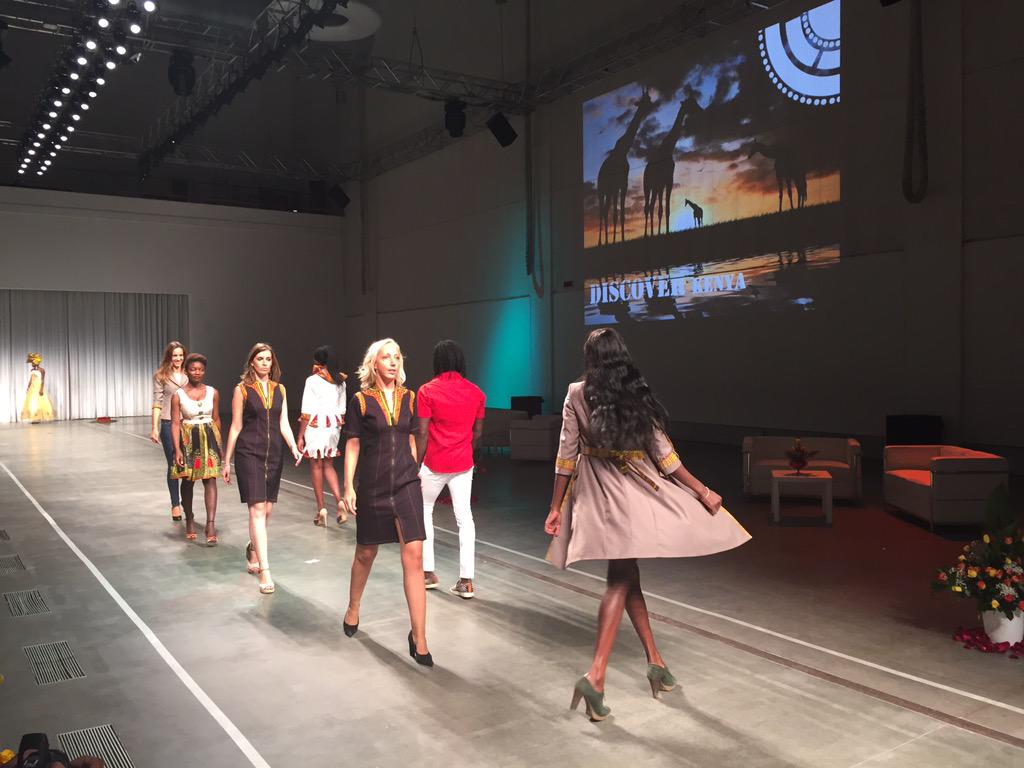 <a href="/RialtoFashion/">Rialto Fashions</a> showing its designs in #Milano city of fashion #MakeitKenya #Expo2015 #BeautifulKenya