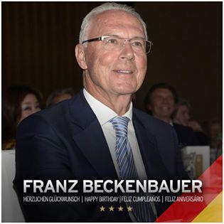 HAPPY KAISER ! FRANZ . HE TURNS 70 TODAY  