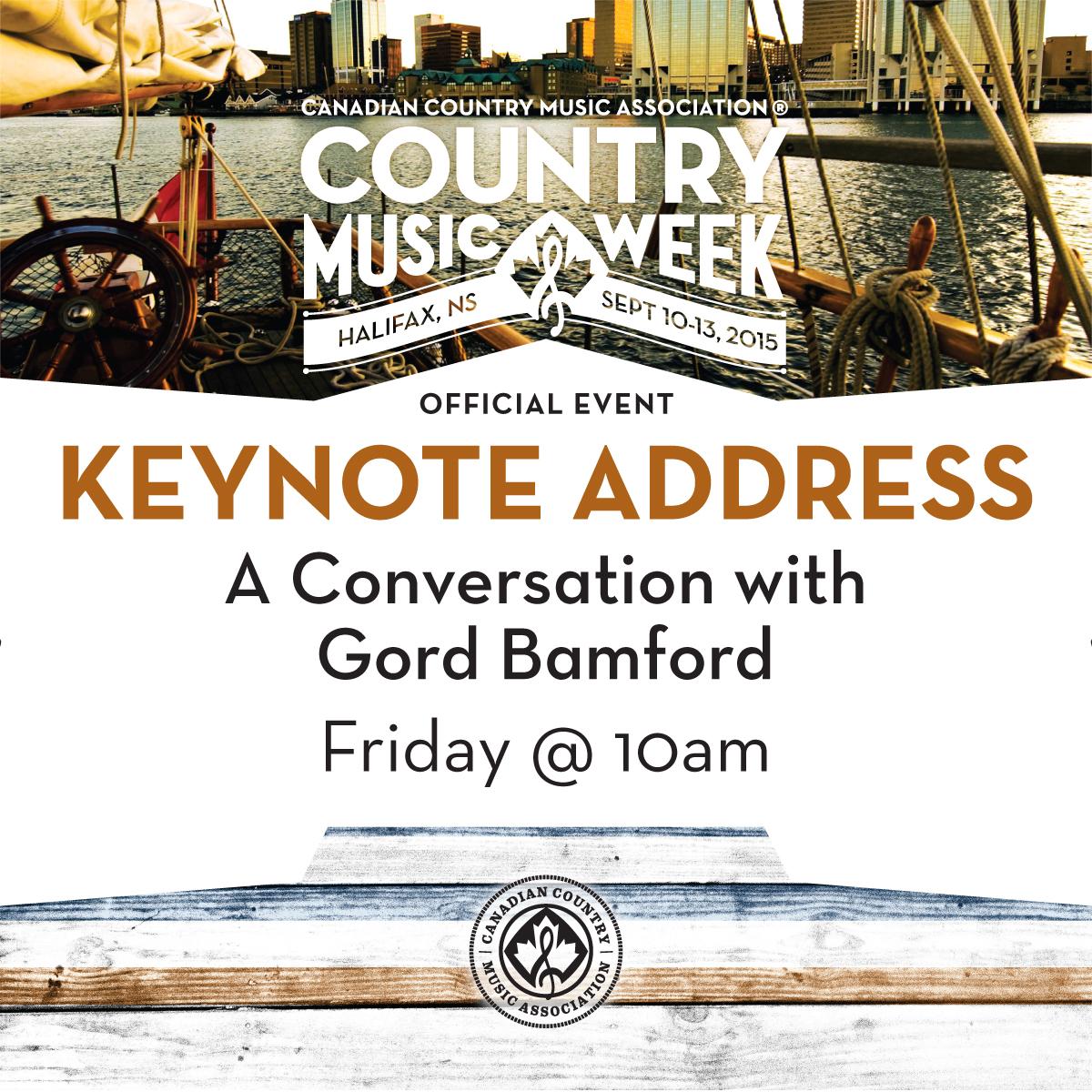 CCMAofficial's tweet photo. Today at 10am, check out an exclusive conversation with @gordbamford for the first #CCMA Seminar Series #CCMAtalks. http://t.co/9GunVnPBm5