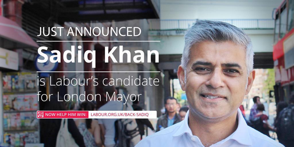 I am deeply humbled that so many Londoners have put their faith in me today. Together, we can change London.