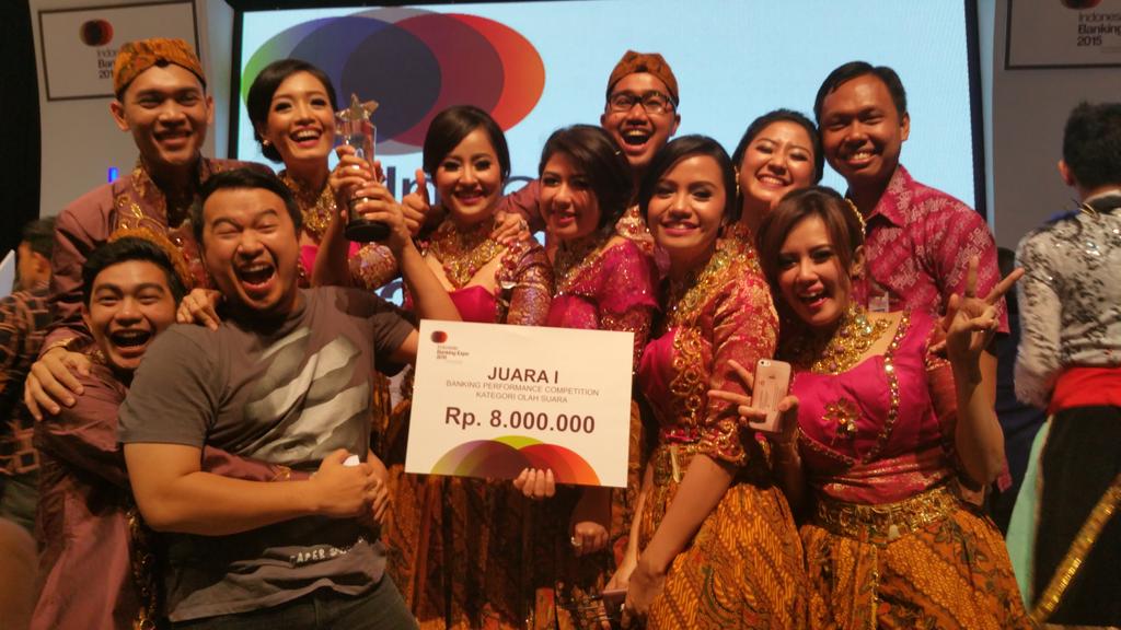 BankingExpo_ID's tweet photo. Selamaaaaatttt @BankBTNcoid sebagai JUARA 1 #bpc kategori OLAH SUARA DI #IBEX2015 http://t.co/VFROqImYDo
