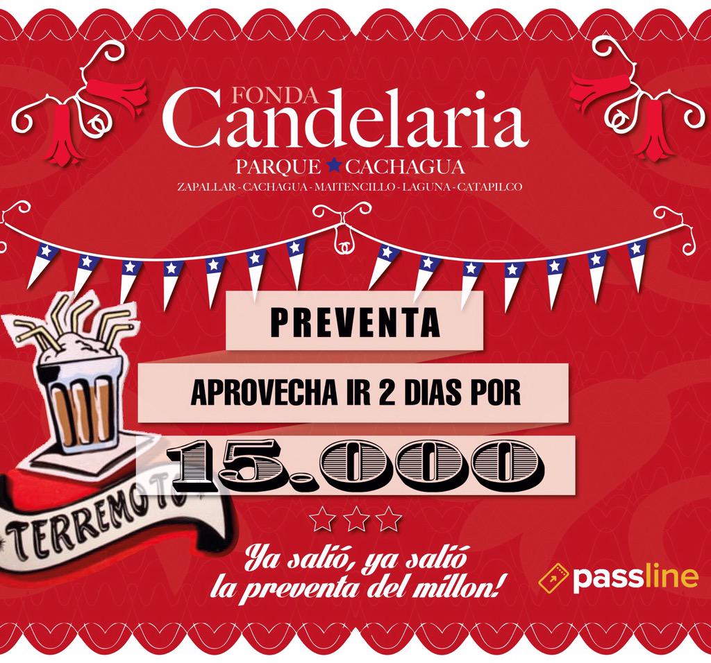 josemolinav's tweet photo. Aproveche ahora 2 días a solo $15.000 Compre en Passline.cl ... #FondaCandelaria #Maitencillo @PassLineChile http://t.co/TCx5iJe2R3