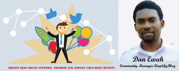amplifyblogcom's tweet photo. Introducing Dan Ewah - #AmplifyBlog Community Manager - http://t.co/nhvXe01yx7 @guestcrew @DanEwah http://t.co/DMQCFRFCx2
