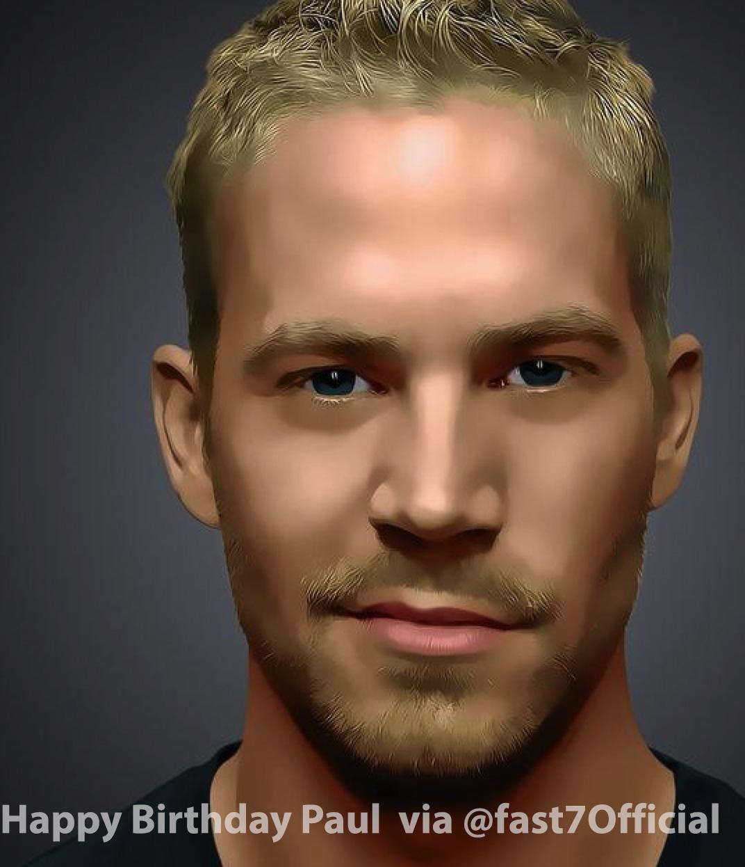Happy Birthday Paul Walker                 