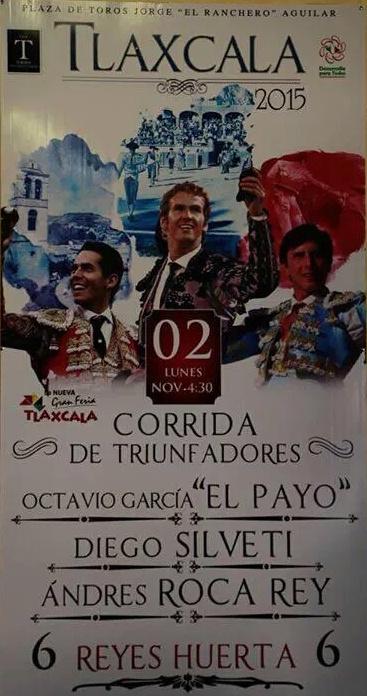 castabravamx's tweet photo. Señores cartelazos en @GranFeriaTlax le ha puesto mucho coco @CasaToreros enhorabuena @GanaderoPM @jpccrv http://t.co/6MaP5IYavR