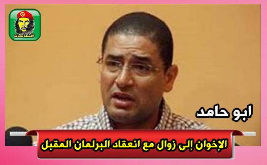«أبو حامد»: الإخوان إلى زوال مع انعقاد البرلمان المقبل