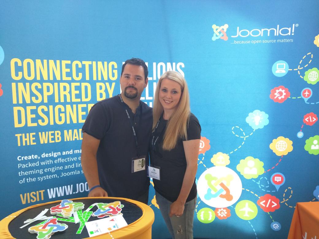 joomla's tweet image. Grand Opening of our new booth @PNWPHP #pnwphp