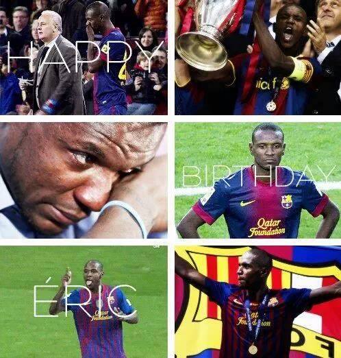 Happy birthday to Eric Abidal! What a guy and what a legend! 