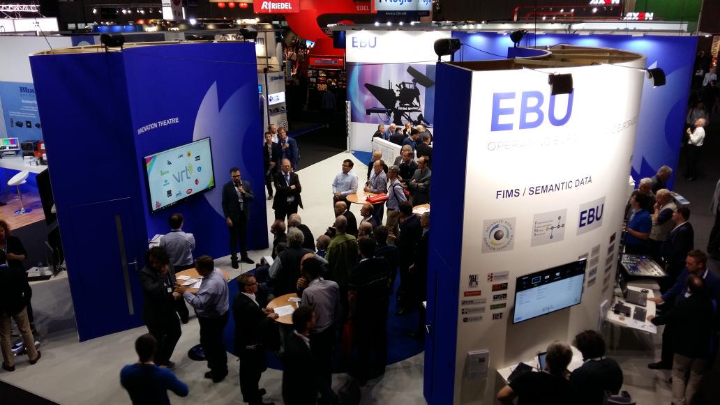 EBU_Tech's tweet photo. The moment you've all been waiting for! Live IP #EBUIBC #IBCShow #broadcasting http://t.co/bCK8O8lnuB