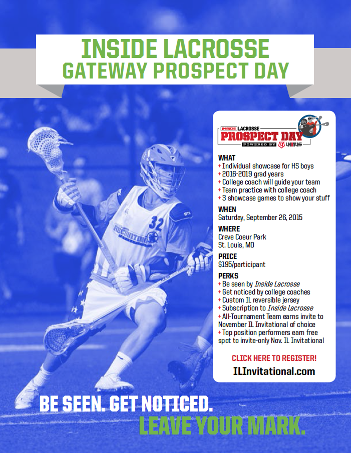ILPreps's tweet photo. IL Gateway Prospect Day 9/26 in STL
Register today (9/11) and get free ILRI T-Shirt: http://t.co/qDqrkEyvO7 http://t.co/kPY3og1G0k
