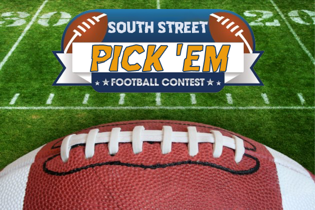 SouthStreetNash's tweet photo. Have you filled out your weekly Pick 'Em sheet for the first round of our college #football contest? http://t.co/SYU6LPIIEI