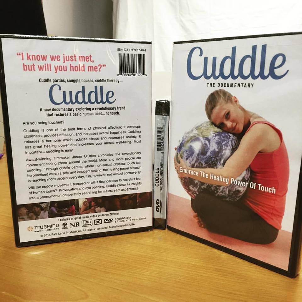 So cool to receive advance copies of the DVD release of the film!  You can see it December 1! #indiefilm #cuddles