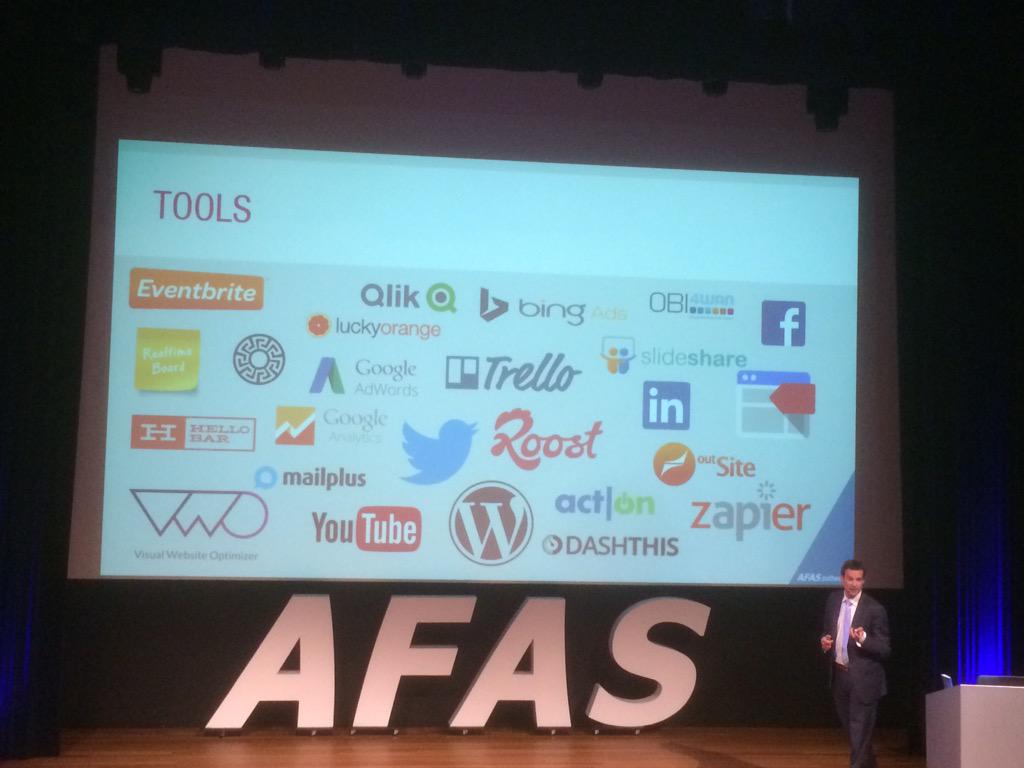 Het verhaal over #marketing &amp; #techniek bij #AFAS met <a href="/vanbedijk/">Israel van Bedijk</a> <a href="/RoaldvdBerkhof/">Roald vd Berkhof</a> <a href="/sanderseton/">Sander Seton</a> #goud in huis!