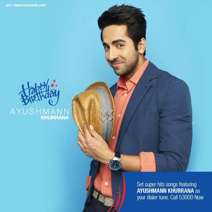 An actor, an anchor and a singer! Wishing the versatile Ayushmann Khurrana a very happy birthday. 