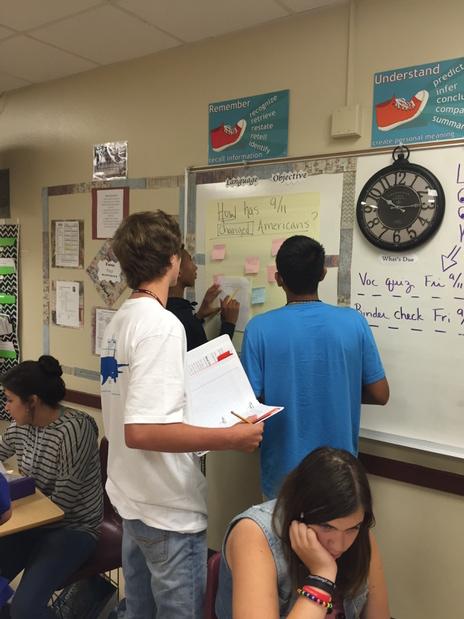 mrsgilbreathbhs's tweet image. Patriots Day gallery walk #reflectiveessays #9/11 #neverforget