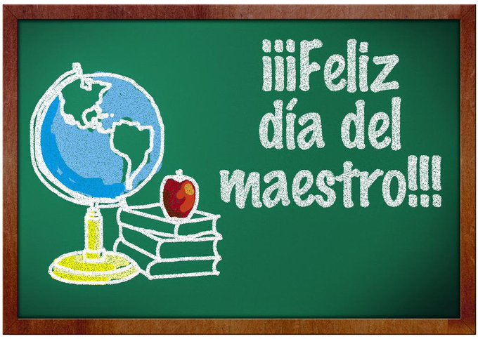 #FelizViernes #FelizDiaDelMaestro a todos los que me ayudaron a formar en mi vida, y a los que siguen