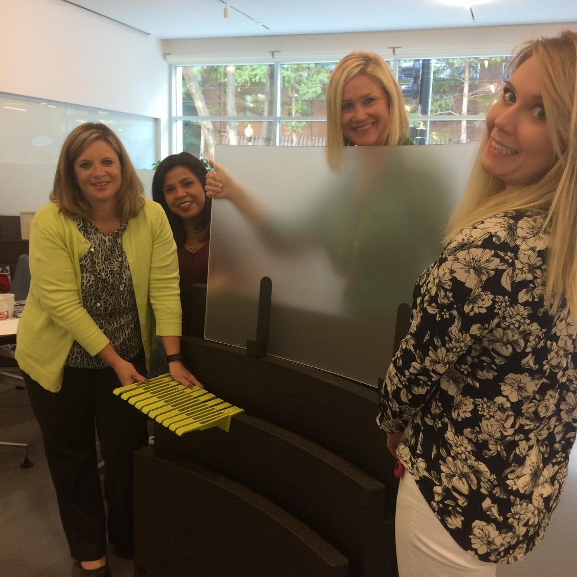 TaffiePoston's tweet image. Making our own space with #metaform #hermanmiller