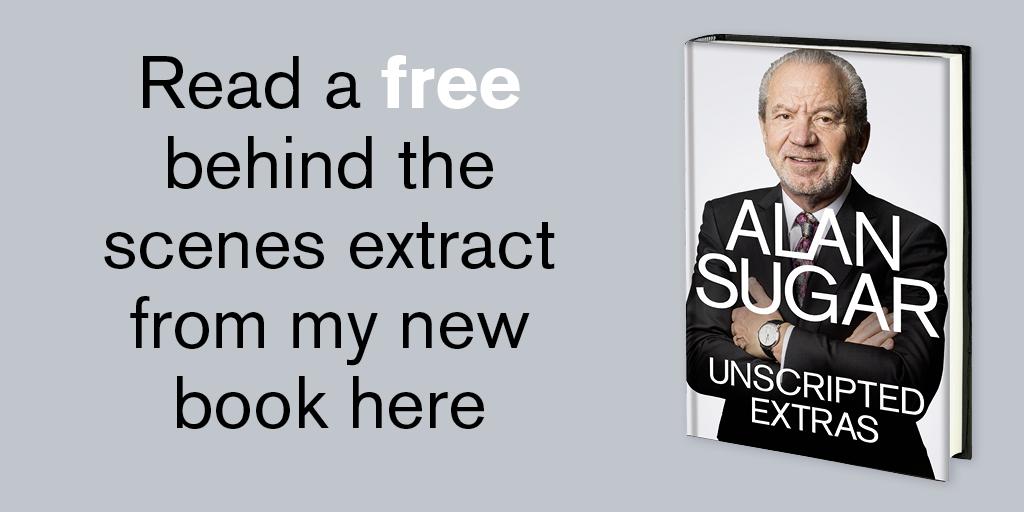 Lord_Sugar's tweet photo. My new book is out 24 Sep. FREE teaser available http://t.co/N2NvUUAayT (iTunes) &amp; http://t.co/Bv4tWiprcn (Kindle) http://t.co/knCvA3FOYn
