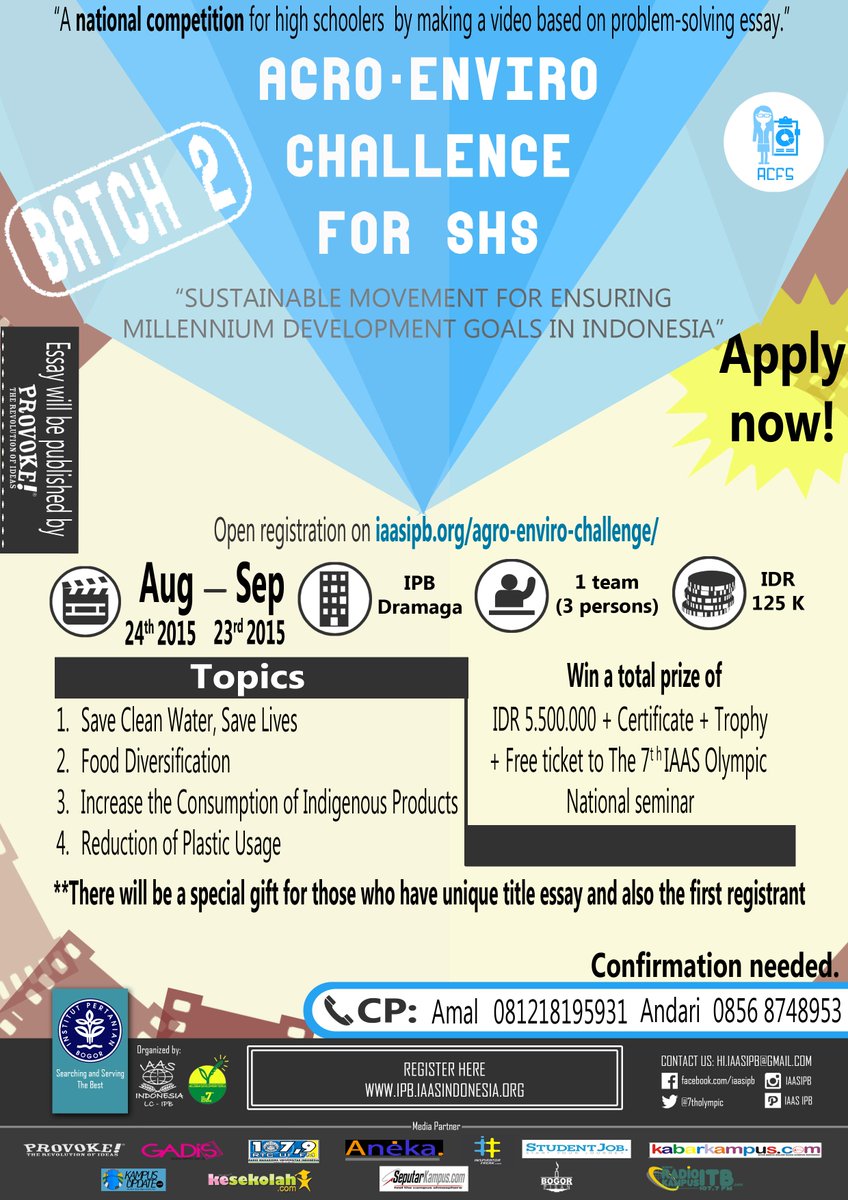 Ukir prestasimu,berpartisipasi lah dlm #ACFS - <a href="/SmansaDepok/">SMA Negeri 1 Depok</a> <a href="/cumadi34/">SMAN 34 Jakarta</a> <a href="/BINUS_Simprug/">BINUS SCHOOL Simprug</a> <a href="/SMATN/">XRP News</a> <a href="/SMAN8JKT/">SMAN 8 JAKARTA</a> <a href="/belitungbarat/">SMAN 3 Bandung</a>