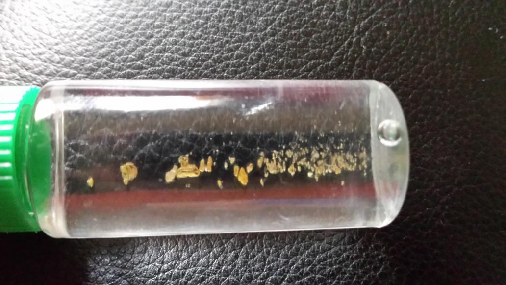 GarrettScotty's tweet image. @GLookingAnimals @JoinGPAA yes it is but looks like good gold in those riffles here is my gold from a week in arizona