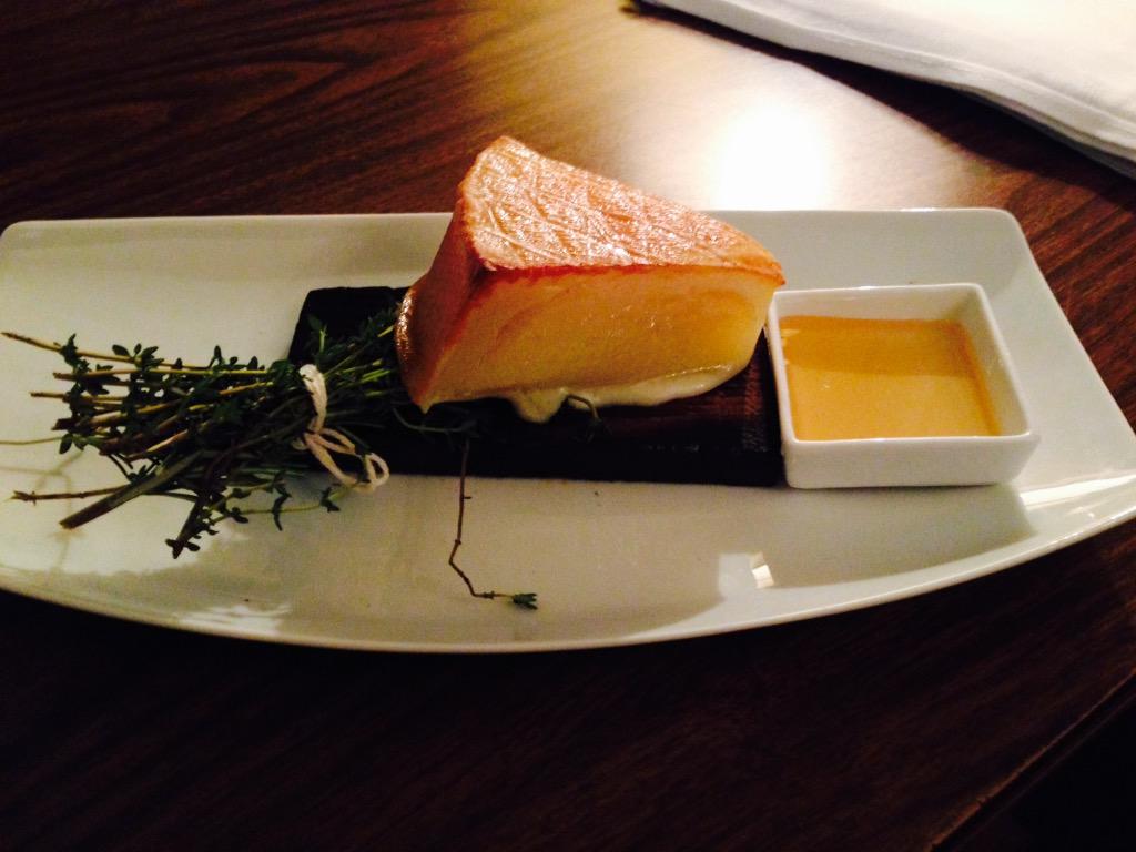Try our Cedar smoked Idiazabal #cheese #whatsforlunch at #lacolombedor and #restaurantcinq
