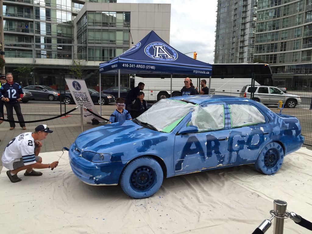 Is there any space left? Looks Double Blue to me! #missionAccomplished <a href="/CndnSafeSchools/">Canadian SafeSchools</a> <a href="/TorontoArgos/">Toronto Argonauts</a>