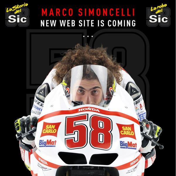 JesSanSan's tweet photo. La Storia del Sic, una preciosa web homenaje a Marco Simoncelli. http://t.co/pM0fzXIW3Y
#SempreNelCuore #SuperSic http://t.co/AisBaYAUFY