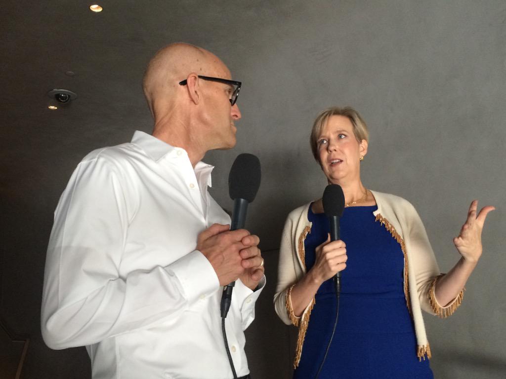 mayasugarman's tweet image. .@jghorn interviews founding director @JoanneHeyler during a sneak peak of @TheBroad, which opens 9/20! #onassignment