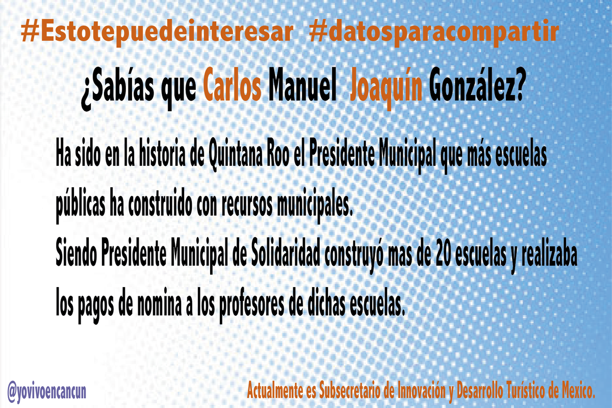 yovivoencancun's tweet photo. #datosparacompartir @CarlosJoaquin @CancunJuntos @dra_perla @CandyRaygoza @PabloBvstamante @soydeqroo @BAEZADAISY http://t.co/1UiJS9EPOs
