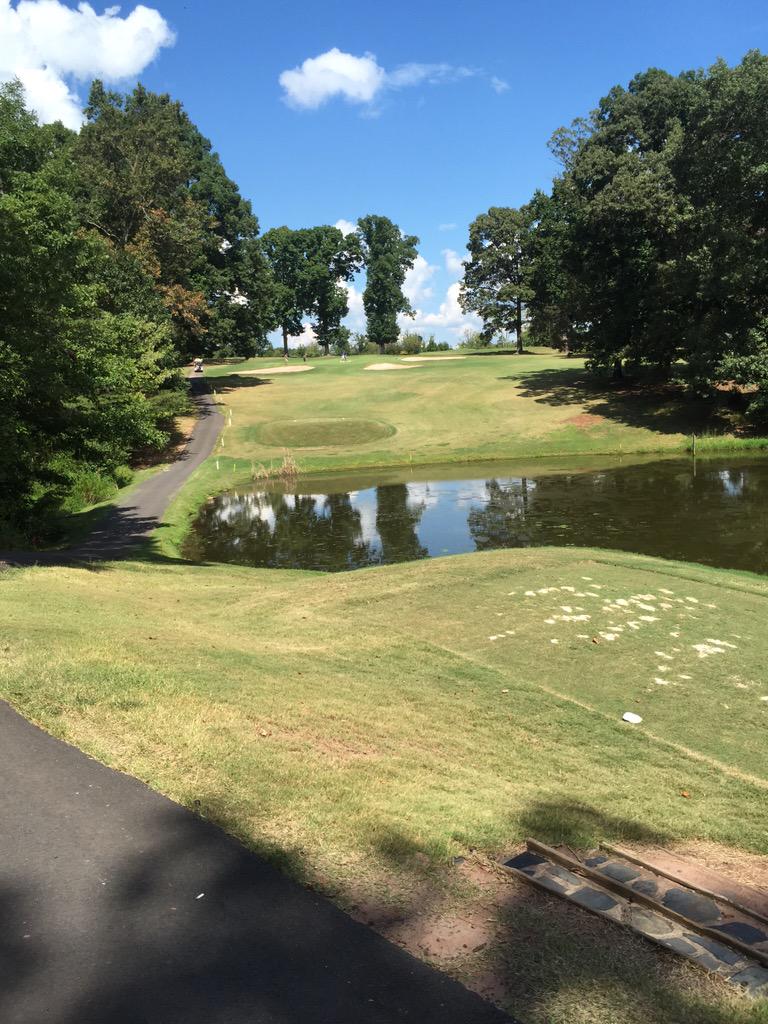 Spending the afternoon supporting OUR community hospital. Great golf and great friends.  #MoreheadMemorialHospital