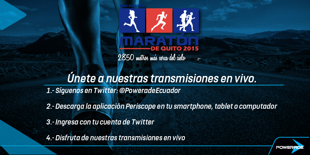 Únete a nuestra transmisión en vivo y disfruta del deporte de otra manera. #HayPowerade