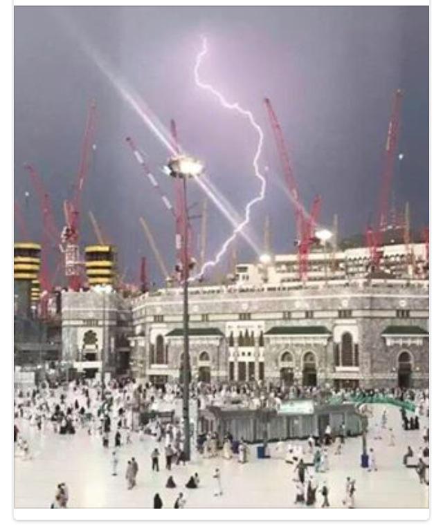 Crane crashes into the Mecca Grand Mosque 87+ dead