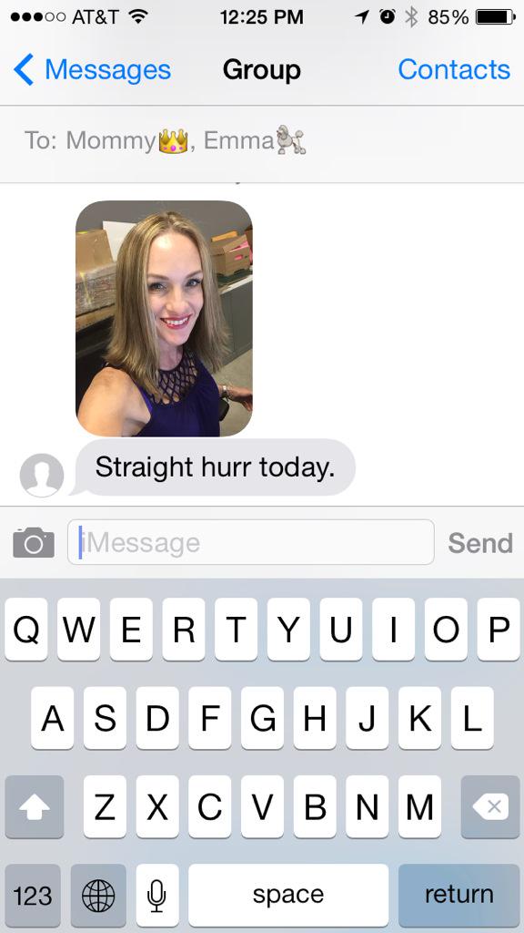 haleyydeskinss's tweet photo. ugh Joan is so cute.. #werkmom http://t.co/2H9iC5jdMU