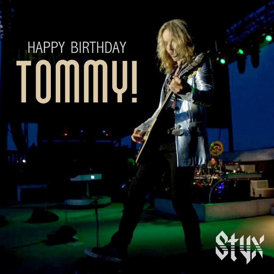 Happy Birthday to frontman Tommy Shaw ROCK ON! 