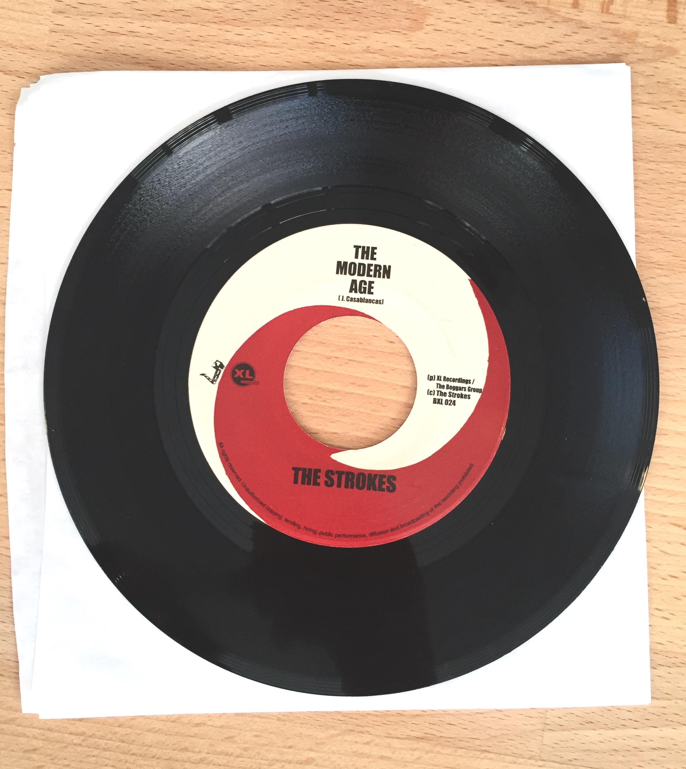 The strokes - The Modern Age 7inch 突き合わさ レコード