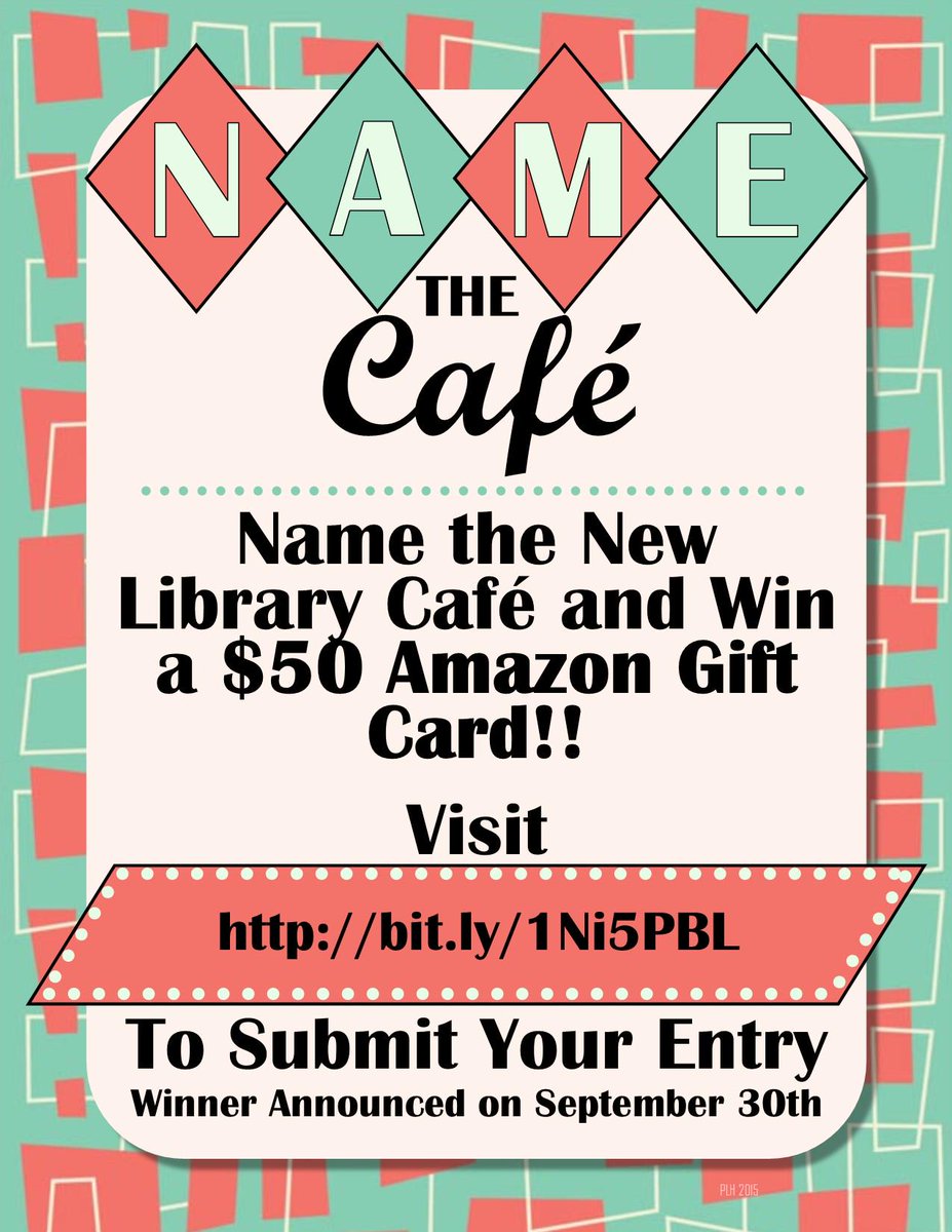 IslandCampus's tweet image. RT @TAMUCCLibrary: Help us name our Cafe! bit.ly/1Ni5PBL #TAMUCCLibrary #LibraryCafe