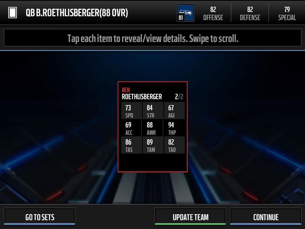 KRAELO's tweet image. Let's go! I got the final Road to the Ring Collectible I needed for Big Ben @EAMaddenMobile! Time to throw some DOTS!