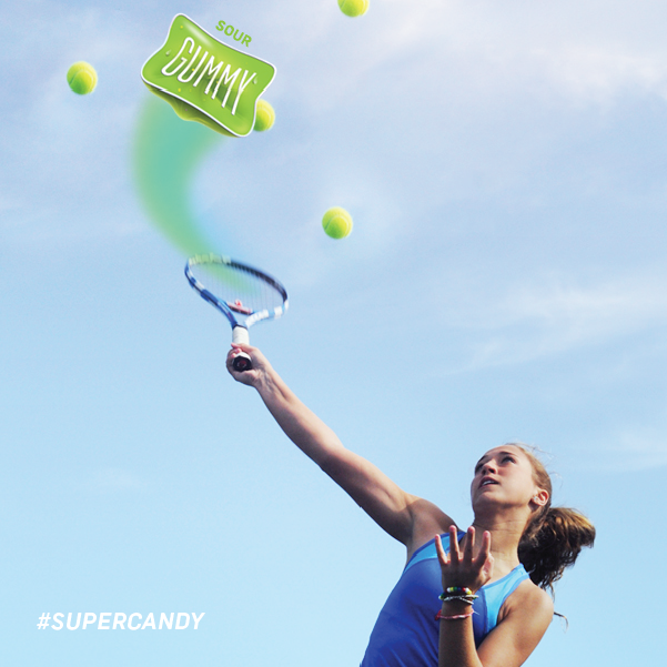 Here is 30 love—we mean 30% off—online with code SWEETSPOT until September 13th. #USOpen #SUPERCANDY