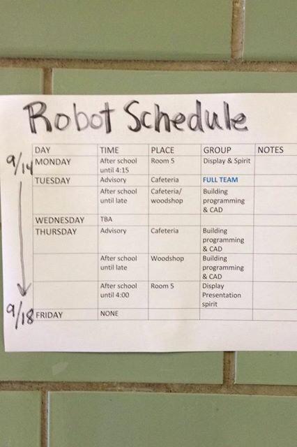 MercerRobotics's tweet image. Robotics Schedule this upcoming week! Have a good weekend everyone