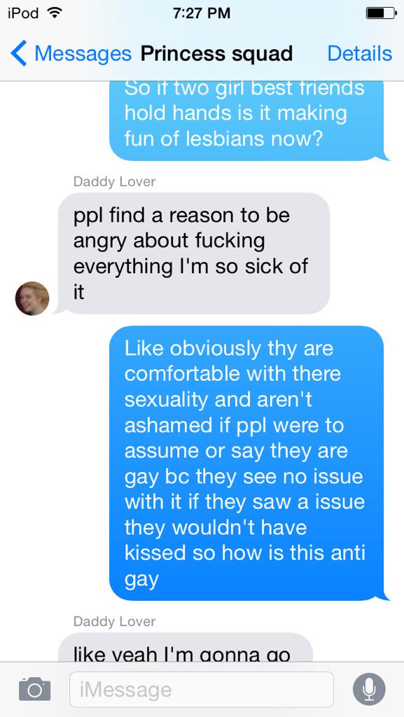 HiaItsKayla's tweet photo. Basically. Im sorry if you see a issue with damon and Bryan kissing But Im sure Tht wasn't their intention. Calm down http://t.co/VCSTOsfFnE