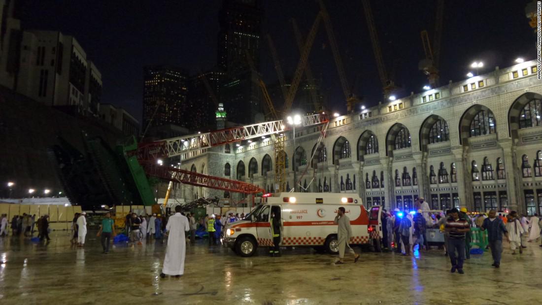 islamicfreedom's tweet photo. BREAKING Mecca crane collapse death toll up to 107

My heart go out to the families who have lost their loved ones http://t.co/UvZ0dYVu8t