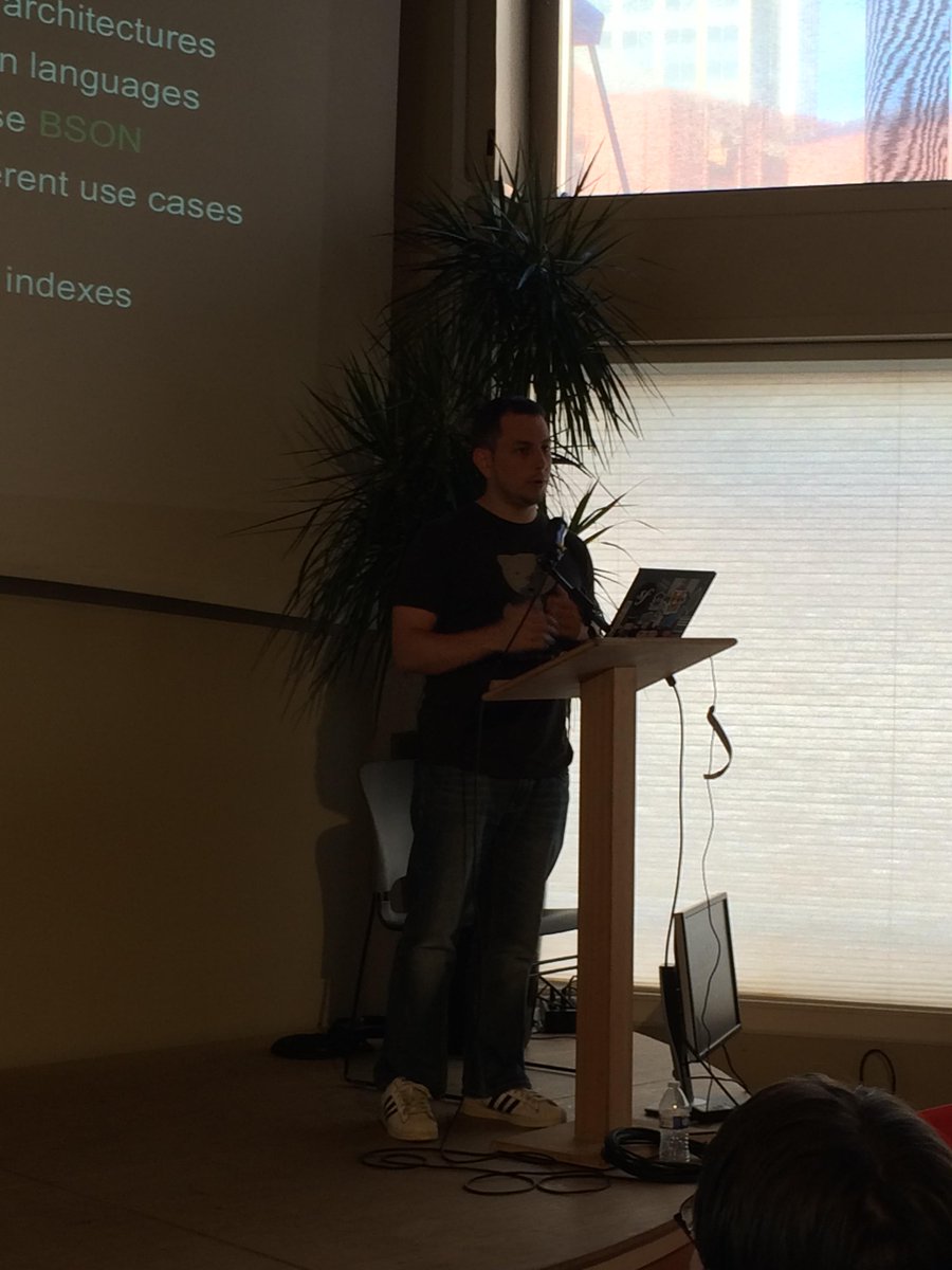 CalEvans's tweet image. .@jmikola preaching web scale at #pnwphp