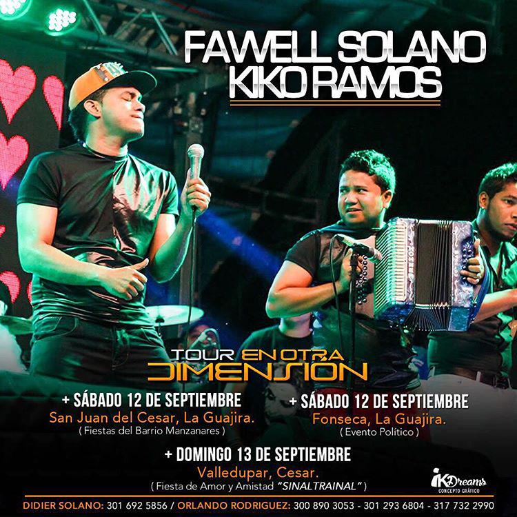 FawellyKiko's tweet photo. @FawelSolano &amp; @KiKoRamosL este fin de semana en #SanJuandelCesar #Fonseca y #Valledupar. Saludos @DjFabianH http://t.co/G0stNJe4W3