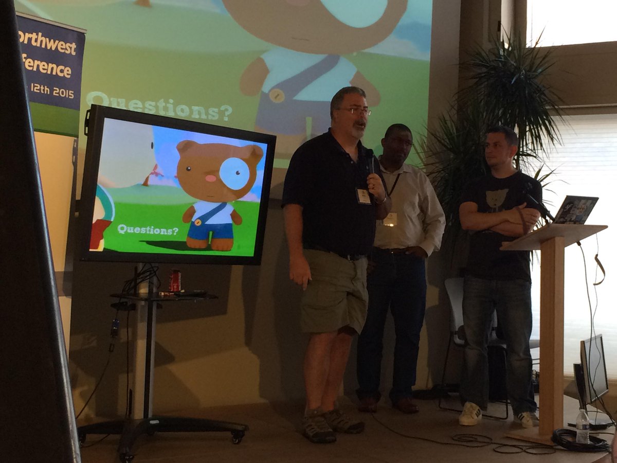 CalEvans's tweet image. Masters of the NoSQL Universe. #pnwphp